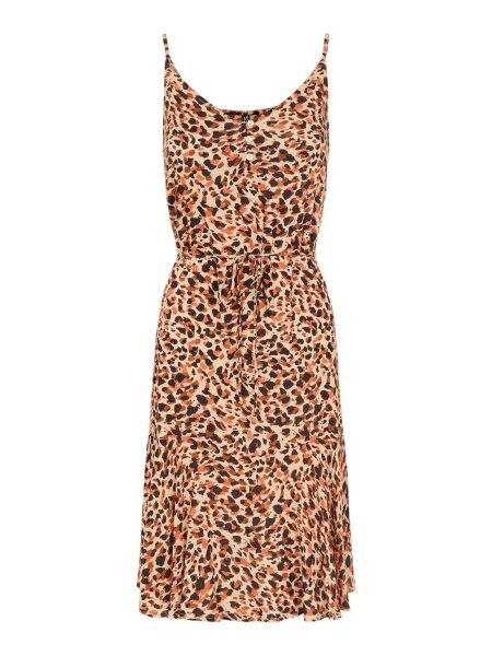 Kurzes Kleid &quot;gldNYA&quot; mit Leo-Print