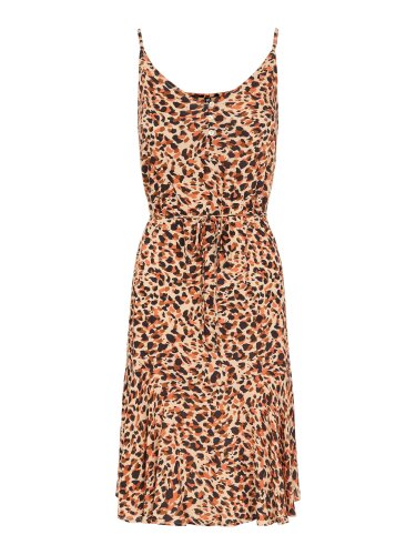 Kurzes Kleid "gldNYA" mit Leo-Print