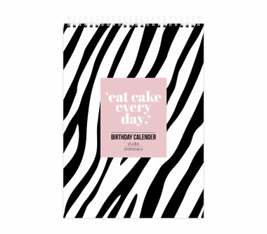 Geburtstagskalender "gldEAT CAKE EVERYDAY"