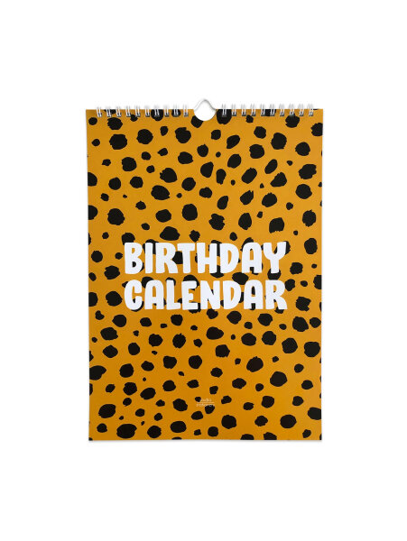 Geburtstagskalender &quot;Cheetah&quot;