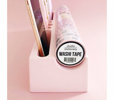 Schreibtisch-Organizer &quot;gldWASHI PINK&quot;