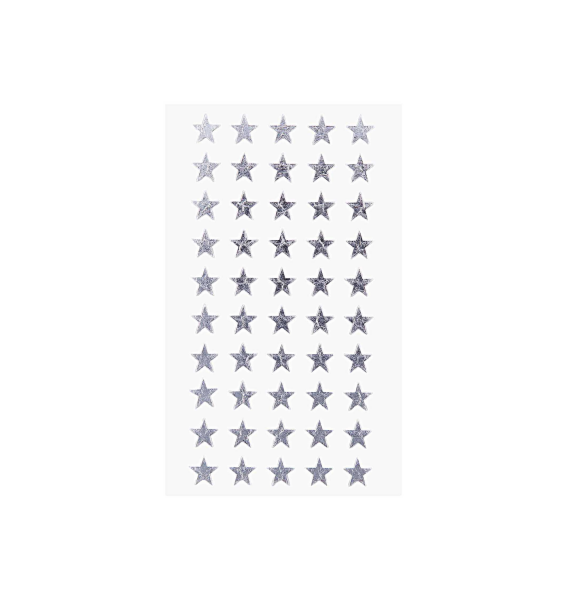 Sticker &quot;gldTWINKLE&quot; in silber