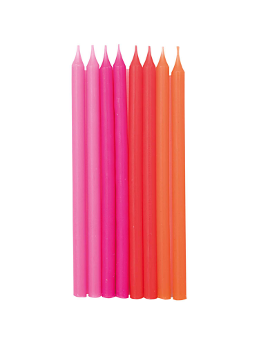 Kerzen “gldNEONLICHTt” in Neonfarben