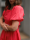 Kurz&auml;rmliges Kleid &quot;gldSCOOPA&quot; in rot
