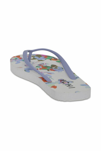 Zehentrenner Sandale &quot;gldWAVE&quot; mit Blumenmuster