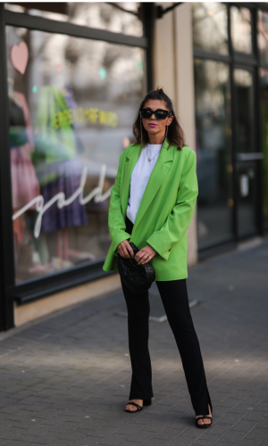 Leggings "gldMAJA" mit Schlitz