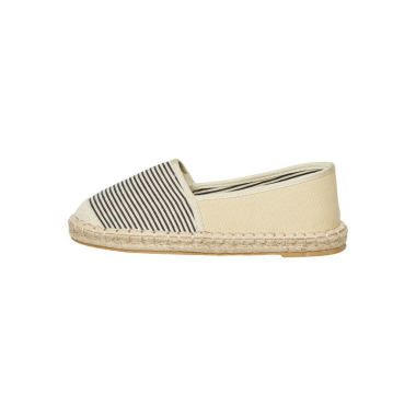 Gestreifte Espadrilles &quot;gldMIRA&quot; in schwarz