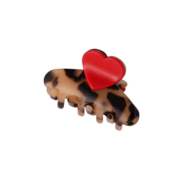 Haarklammer &quot;gldLEOPARDLOVE&quot; Beige