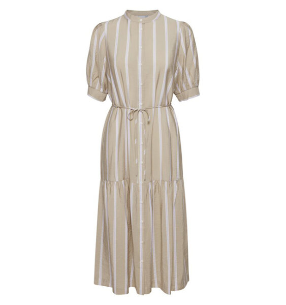 Gekn&ouml;pftes Midikleid &quot;gldELDA&quot; mit Streifen