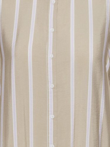 Gekn&ouml;pftes Midikleid &quot;gldELDA&quot; mit Streifen