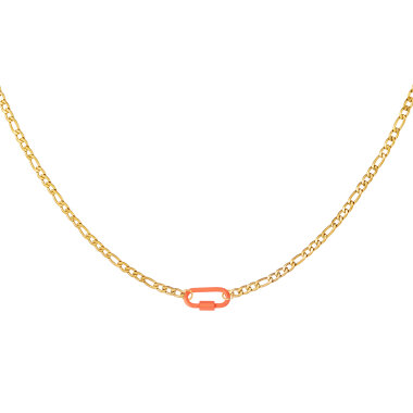 Halskette "gldSCHLOSS" in mehreren Farben Orange