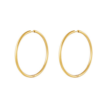 Schlichte Creolen &quot;gldLENA&quot; in gold