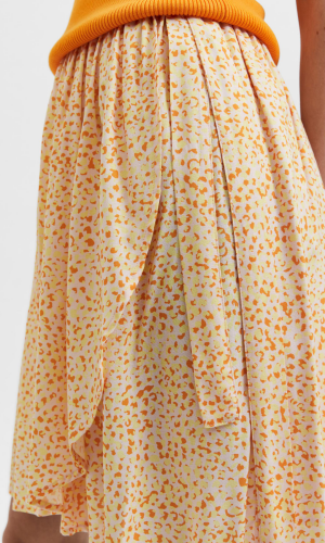 Wickelrock &quot;gldJALINA&quot; mit Tupfenmuster
