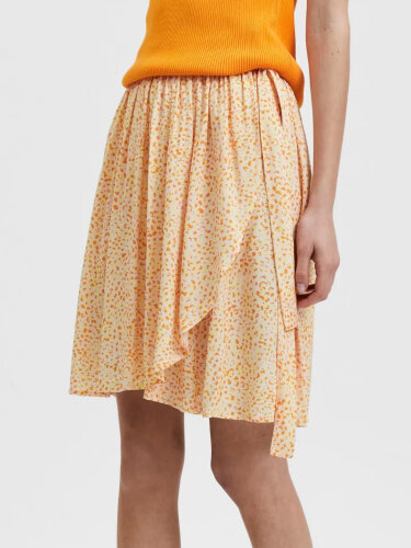 Wickelrock &quot;gldJALINA&quot; mit Tupfenmuster