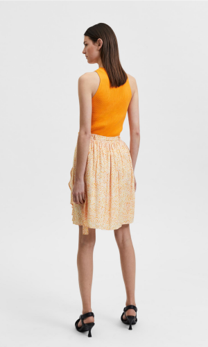 Wickelrock &quot;gldJALINA&quot; mit Tupfenmuster