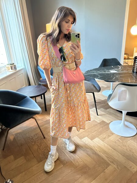 Gebl&uuml;mtes Kleid &quot;gldCARLYLE&quot; aus Baumwolle