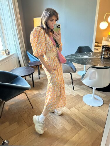 Geblümtes Kleid "gldCARLYLE" aus Baumwolle