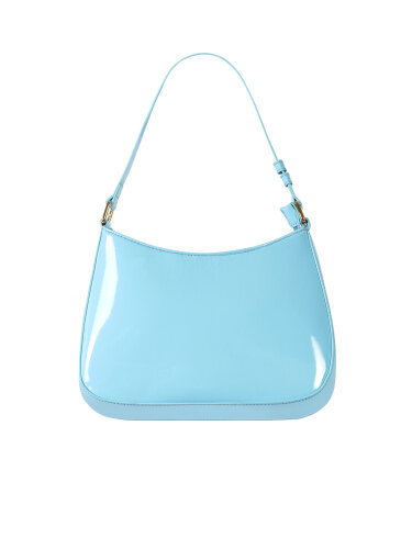 Handtasche "gldLINNEA" in glänzendem Blau