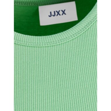 Gecropptes Langarmshirt "gldFELINE" in grün