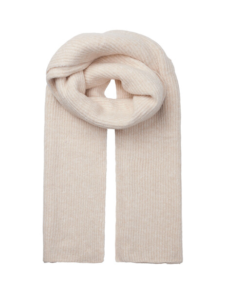 Gerippter Schal "gldSANELA-M" in wei&szlig;