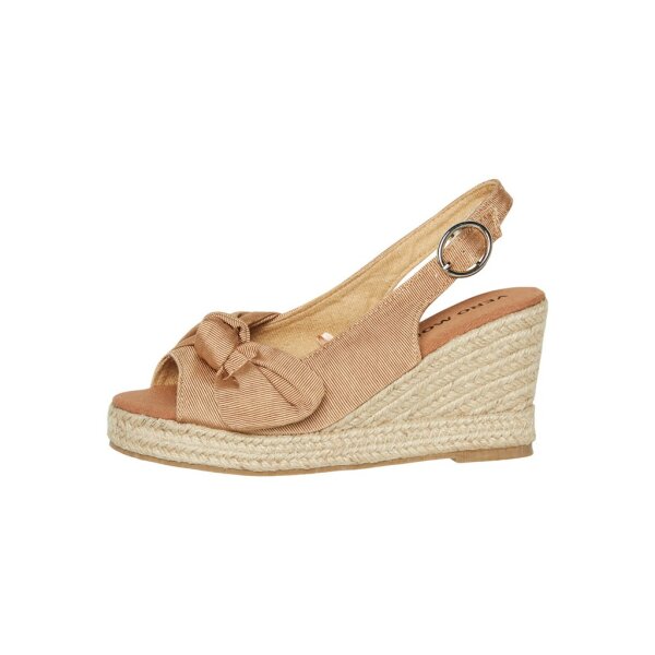 Espadrille mit Absatz &quot;gldFELIA&quot; in cognac