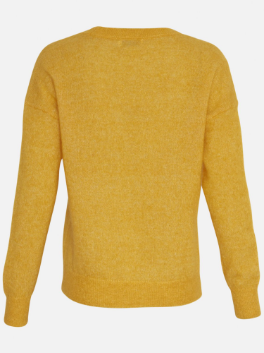 Mohair Pullover &quot;gldFEMME O&quot; in gelb