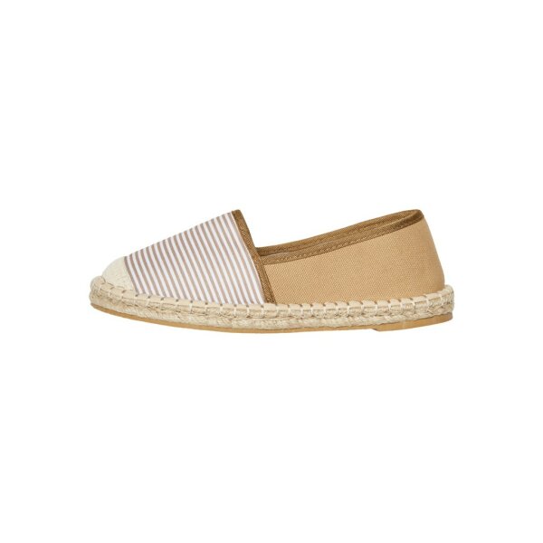 Gestreifte Espadrilles &quot;gldMIRA&quot; in braun