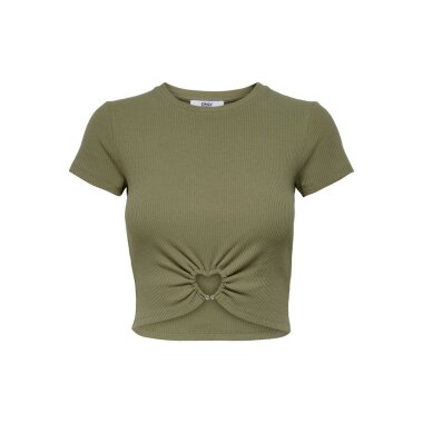 Top "gldDINA" mit Herzdetail in drei Farben