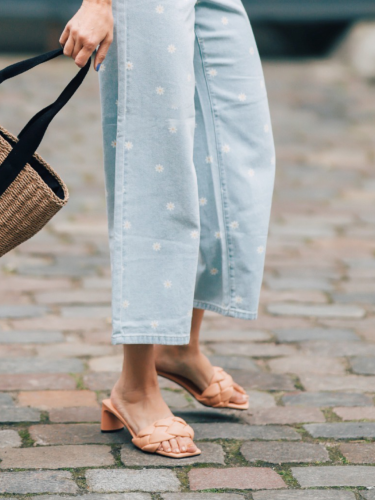 Sandale mit Absatz &quot;gldJESSIE&quot; in aprikos