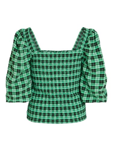 Gesmoktes Top mit Puff&auml;rmel &quot;gldQUIN&quot;