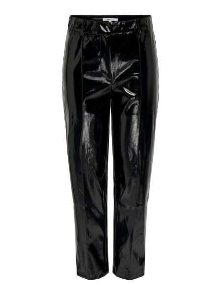 High Waist Hose &quot;gldRUTH&quot; in gl&auml;nzendem schwarz