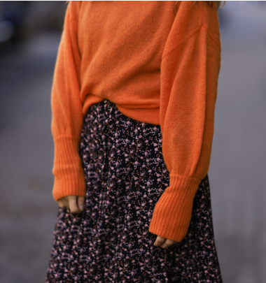 Mohair-Pullover &quot;gldCHEANNA&quot; in orange