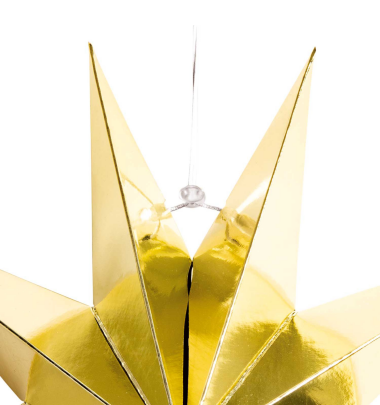 Papierstern &quot;gldSTAR&quot;  in gold