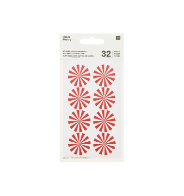 Sticker &quot;gldSWEET&quot; in rot-wei&szlig;