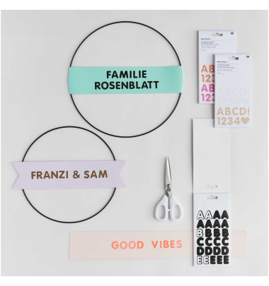 Buchstabensticker &quot;gldABC&quot; in...