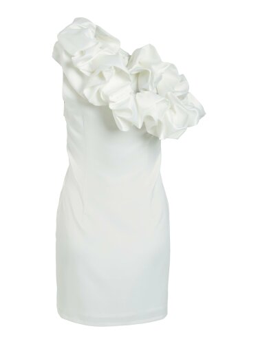 One Shoulder Mini-Kleid "gldVIDA" in wei&szlig;