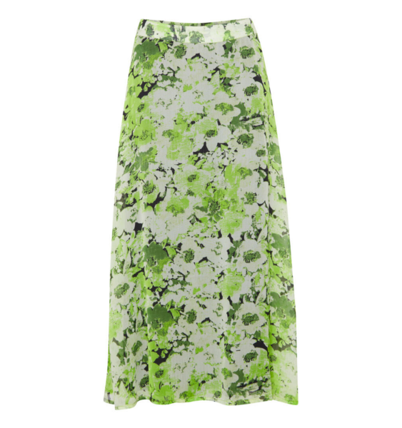 Gemusterter Rock &quot;gldKANUI&quot; aus nachhaltigem Polyester