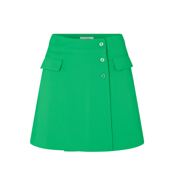 Minirock &quot;gldMARNIA-M&quot; mit Knopfdetails in gr&uuml;n