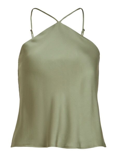 Gr&uuml;nes Top &quot;gldCHRISTI&quot; mit verstellbaren Tr&auml;gern