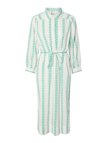 Langes fr&uuml;hlingshaftes Kleid &quot;gldVALARA&quot; in wei&szlig;