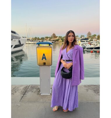 Kn&ouml;chellanges Kleid &quot;gldSCULA&quot; mit...
