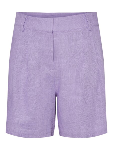 Shorts mit Leinen-Anteil &quot;gldISMA&quot; in lila