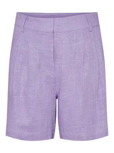 Shorts mit Leinen-Anteil "gldISMA" in lila
