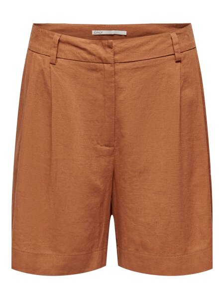 Leinenshorts &quot;gldLUDOLINEN&quot; in terrakotta