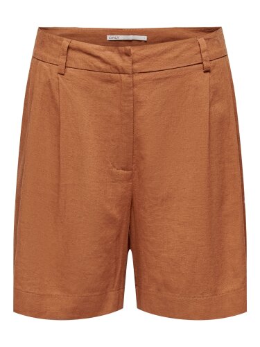 Leinenshorts "gldLUDOLINEN" in terrakotta