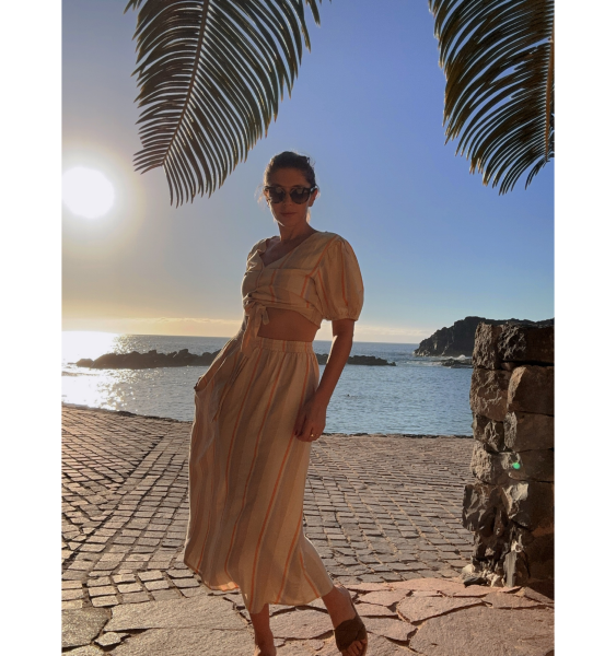 Gestreifter Midirock &quot;gldTINE&quot;