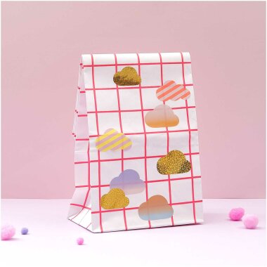 Sticker &quot;gldWOLKEN&quot; auf der Rolle