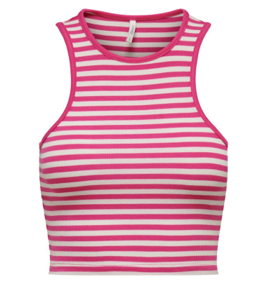 Crop Top &quot;gldBELIA&quot; gestreift in drei Farben