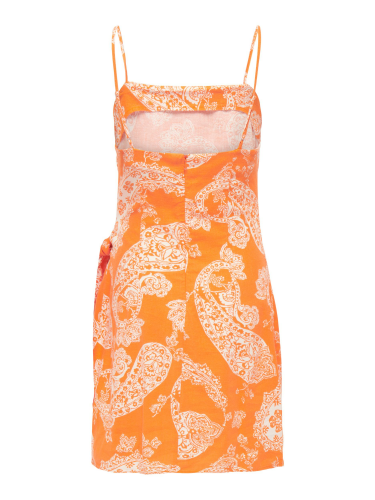 Kurzes Kleid "gldCARO" in orange