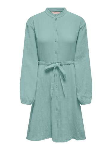 Musselin-Minikleid mit Gürtel "gldTHYRA"...